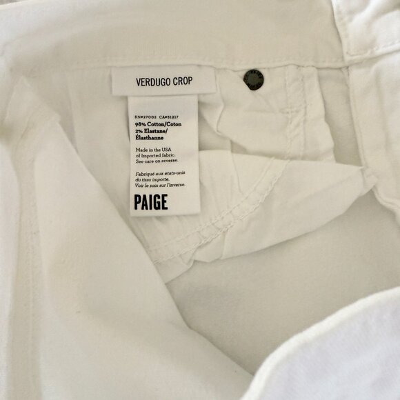 Paige Verdugo Crop Jeans size 27 - Picture 6 of 8